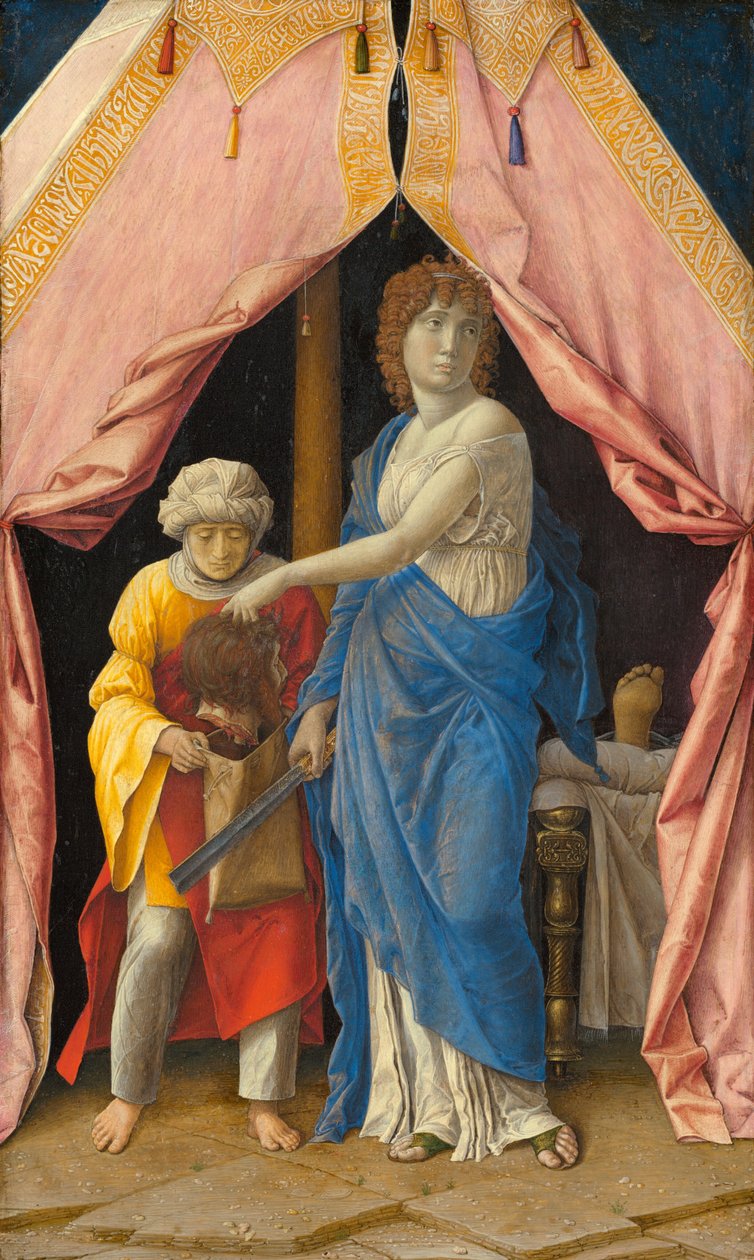 Judith med hodet av Holofernes, ca. 1495-1500 (tempera på poppelpanel) av Andrea Mantegna