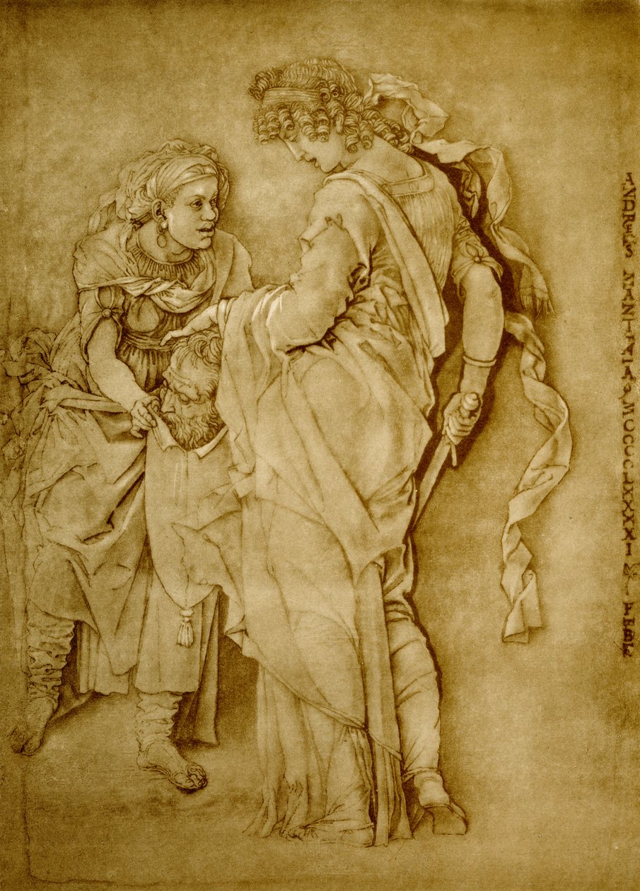 Judith med hodet til Holofernes av Andrea Mantegna