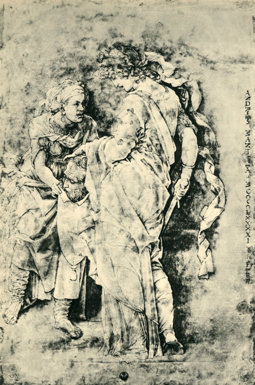 Judith med sjefen for Holofernes, 1490-1495, 1943. av Andrea Mantegna