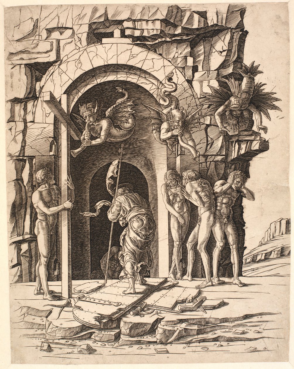 Kristus i dødsriket av Andrea Mantegna