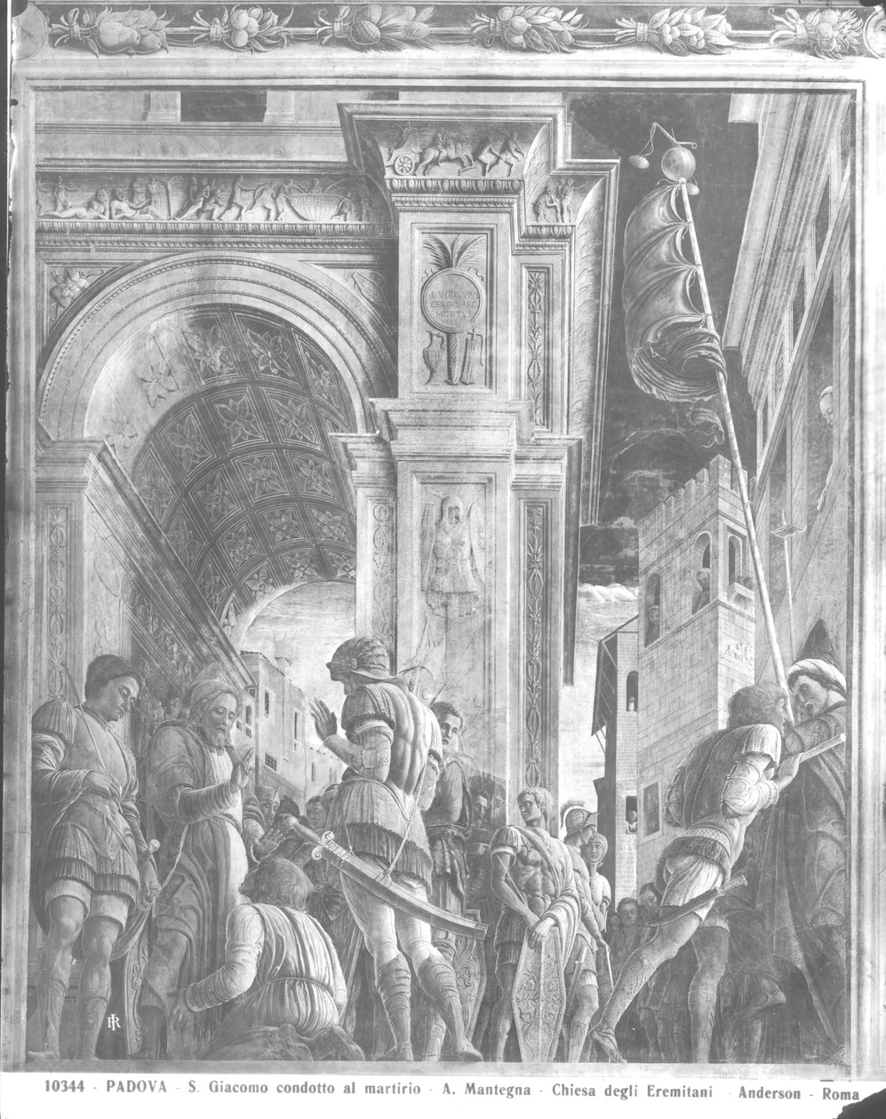 St. Jakob den store på vei til henrettelse (detaljer) av Andrea Mantegna