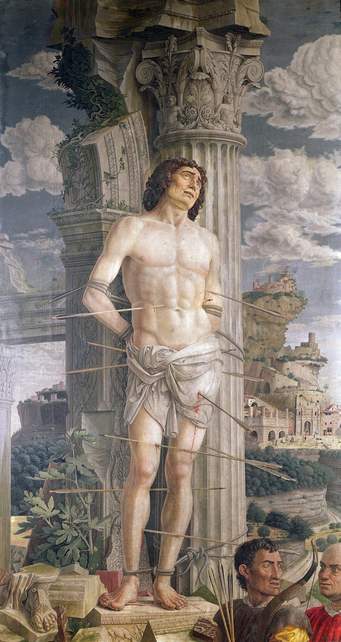 St. Sebastian av Andrea Mantegna