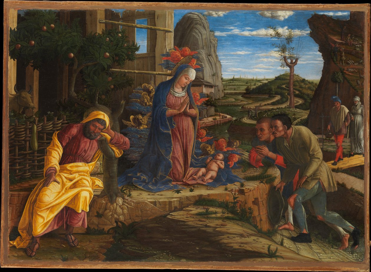 Hyrdenes tilbedelse av Andrea Mantegna