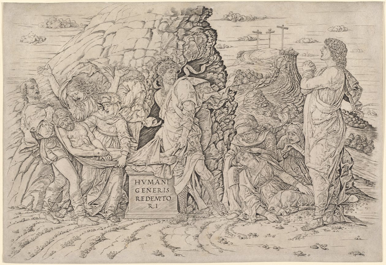 Gravleggingen av Andrea Mantegna