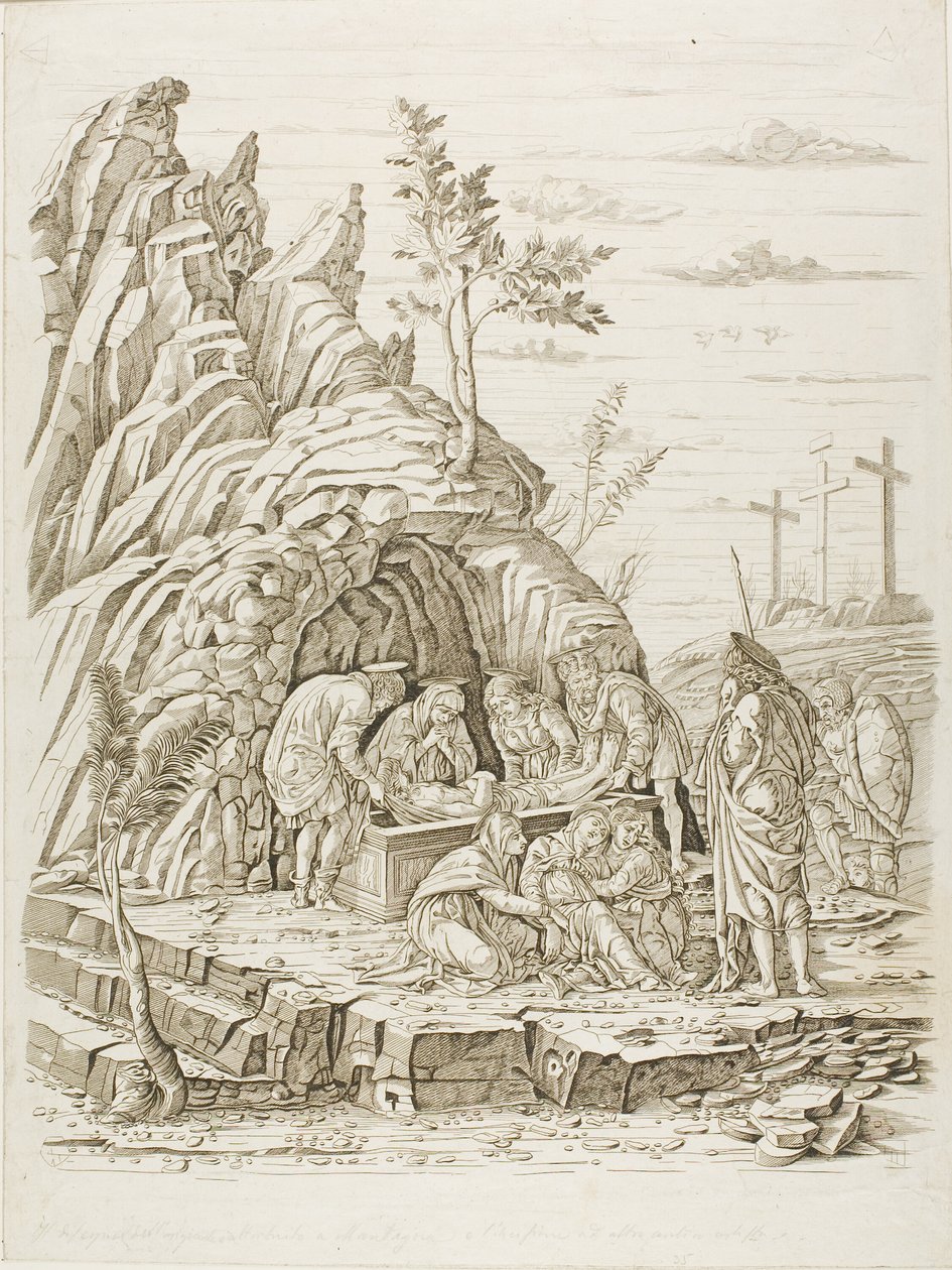 Gravleggingen av Andrea Mantegna
