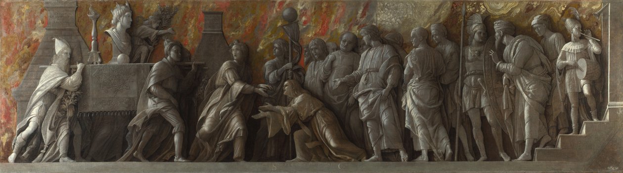 Innføringen av Cybele-kulten i Roma, ca. 1505 av Andrea Mantegna