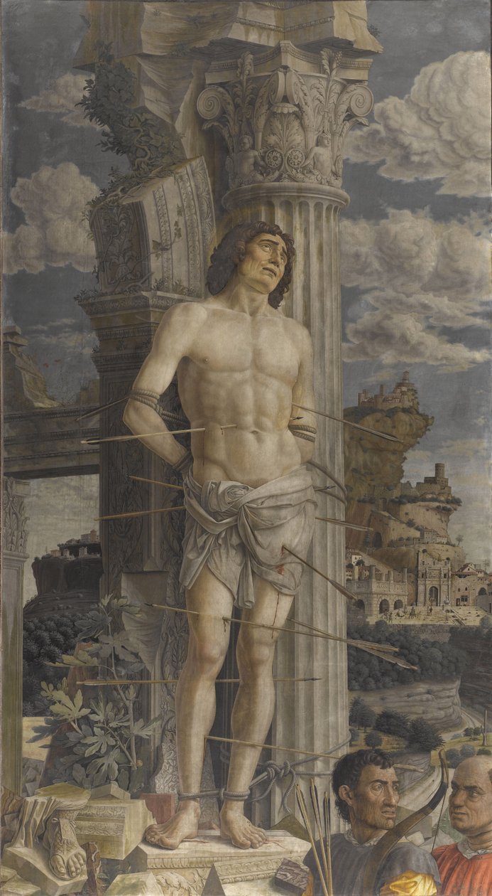 Sankt Sebastians martyrium av Andrea Mantegna