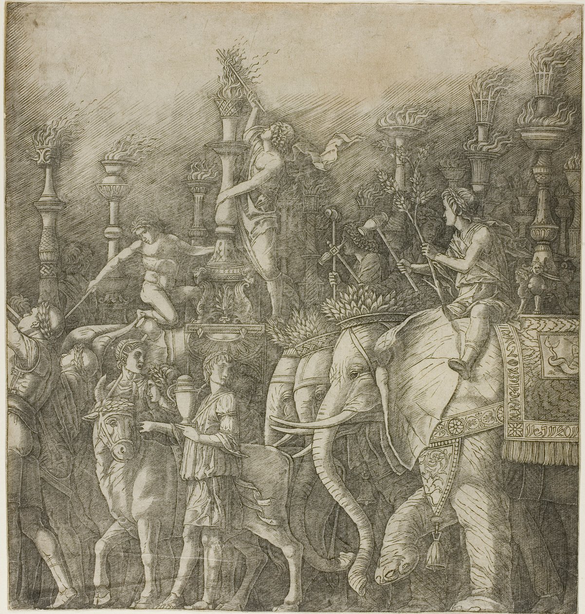 Julius Cæsars triumf av Andrea Mantegna