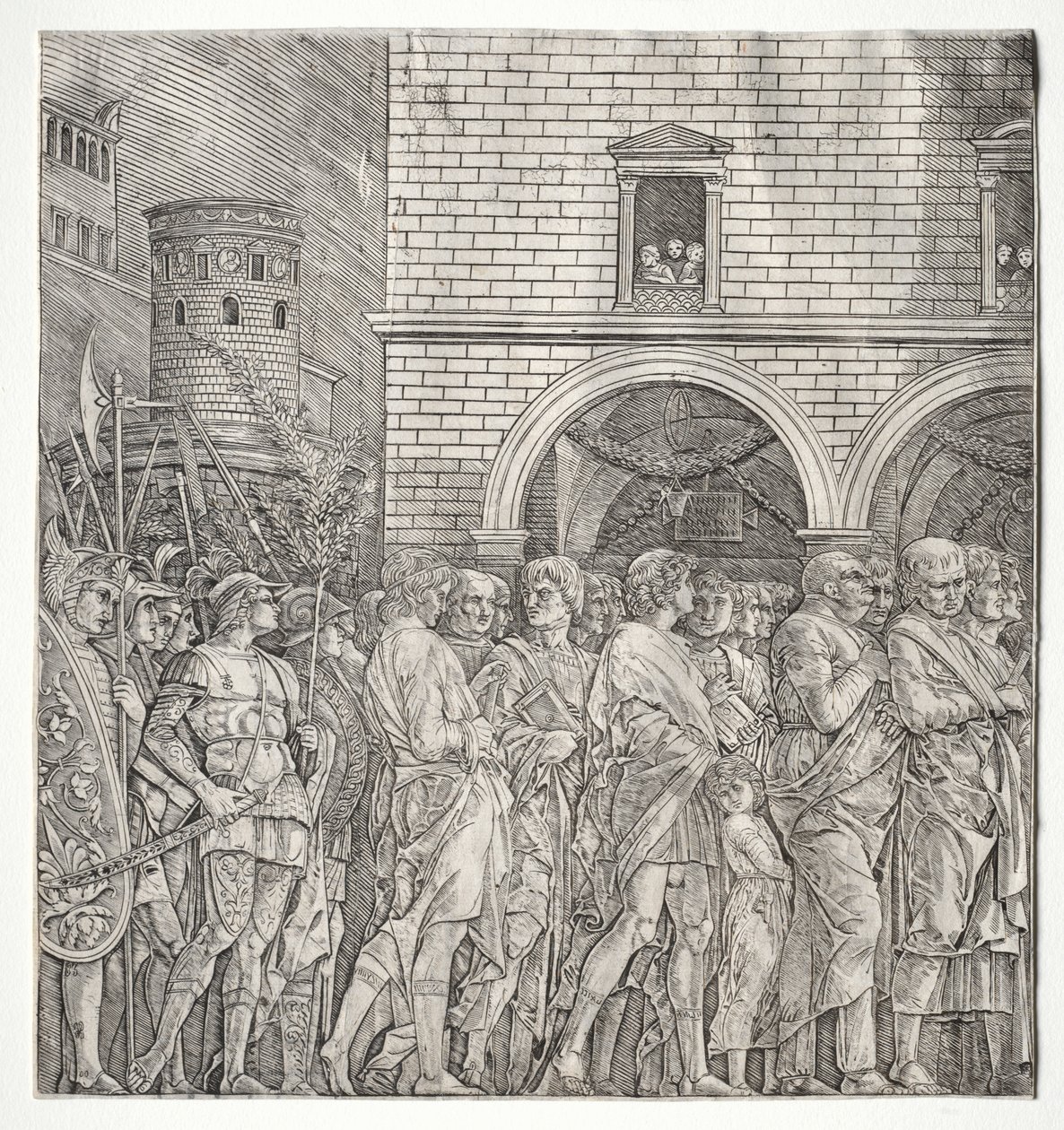 The Triumphs of Caesar: The Senators, 1400-tallet. av Andrea Mantegna