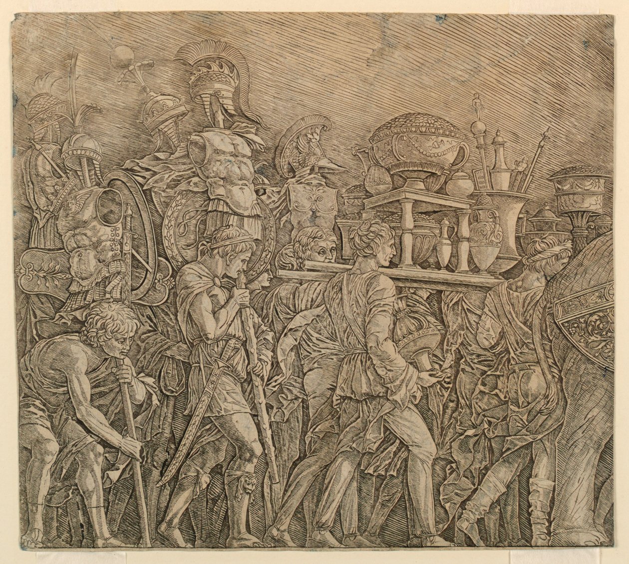 Triumf av Cæsar: The Corselet Bearers av Andrea Mantegna