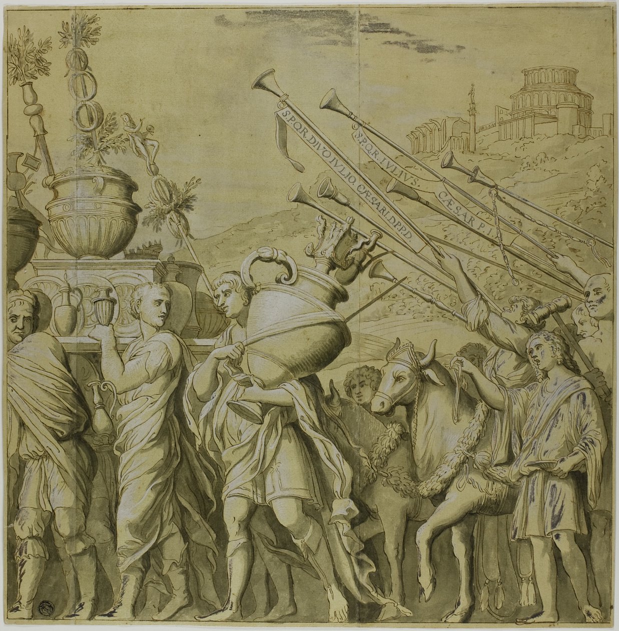 Julius Cæsars triumfer: Lerret nr. IV av Andrea Mantegna