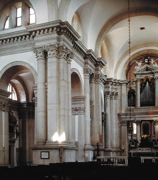 Innvendig visning av skipet, 1566-80 av Andrea Palladio