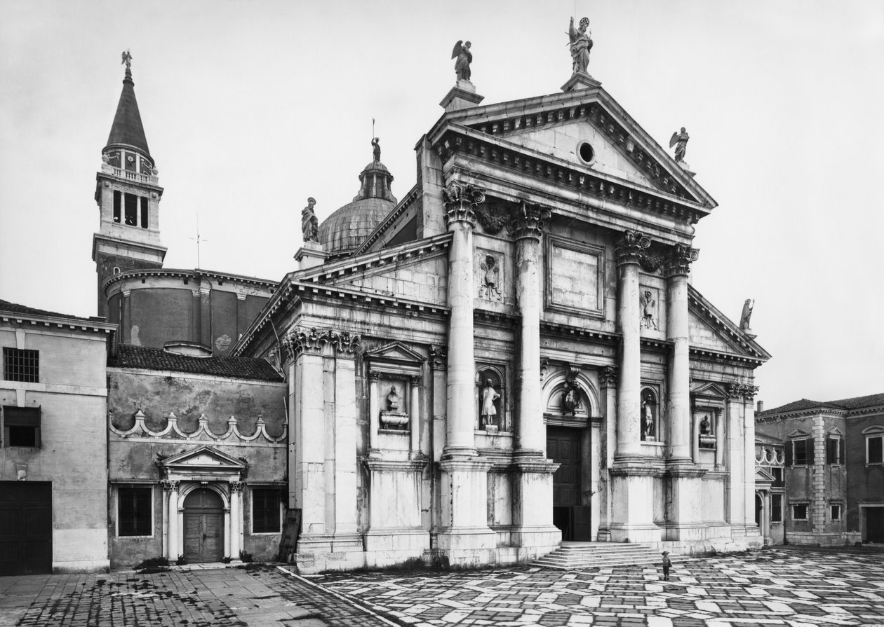 Utsikt over fasaden til kirken, 1566-80 av Andrea Palladio