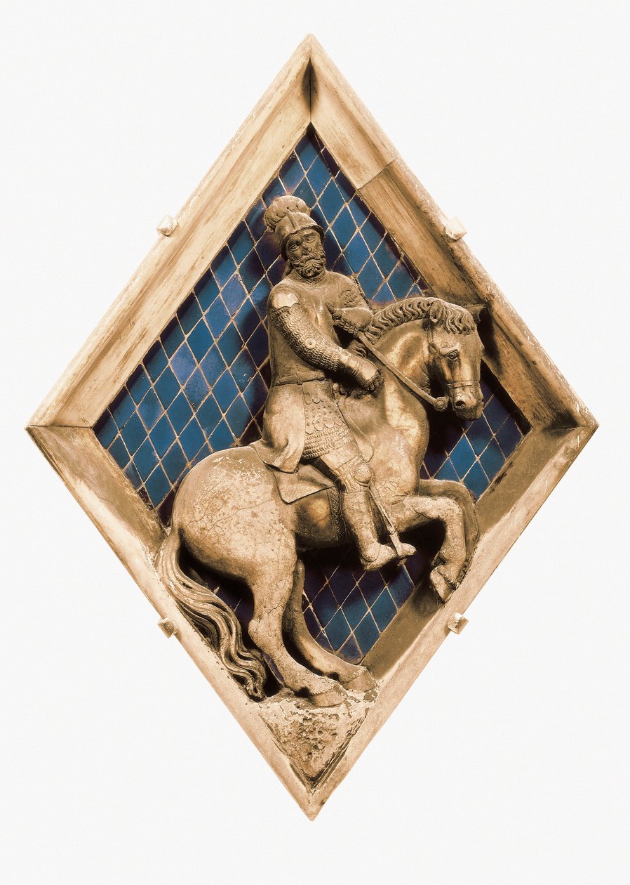 Mars, skulptur i lavrelieff av Andrea Pisano av Andrea Pisano