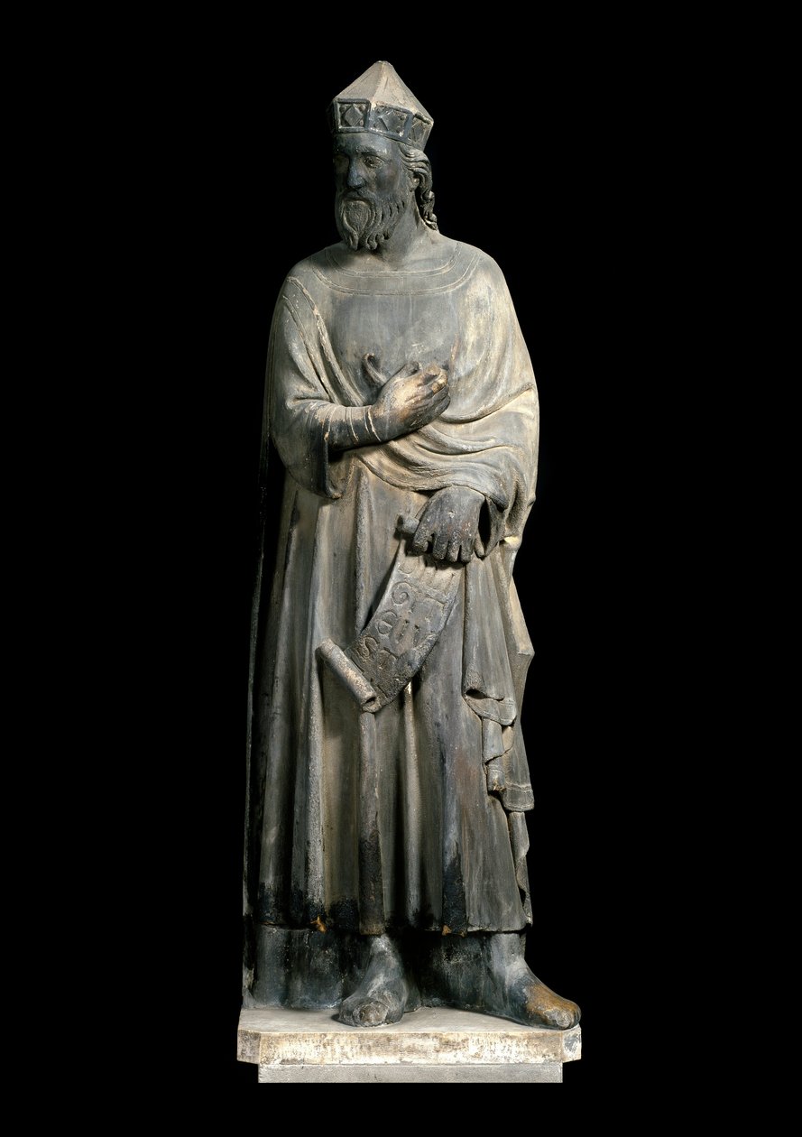 Representasjon av Solomon Marble skulptur av Andrea Pisano (ca. 1290-1348), Firenze, Museo dell