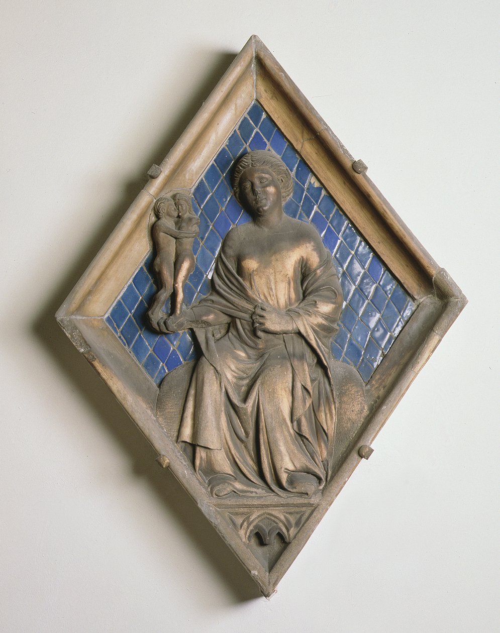 Venus, relieffflis fra Campanile (keramikk og marmor) av Andrea Pisano