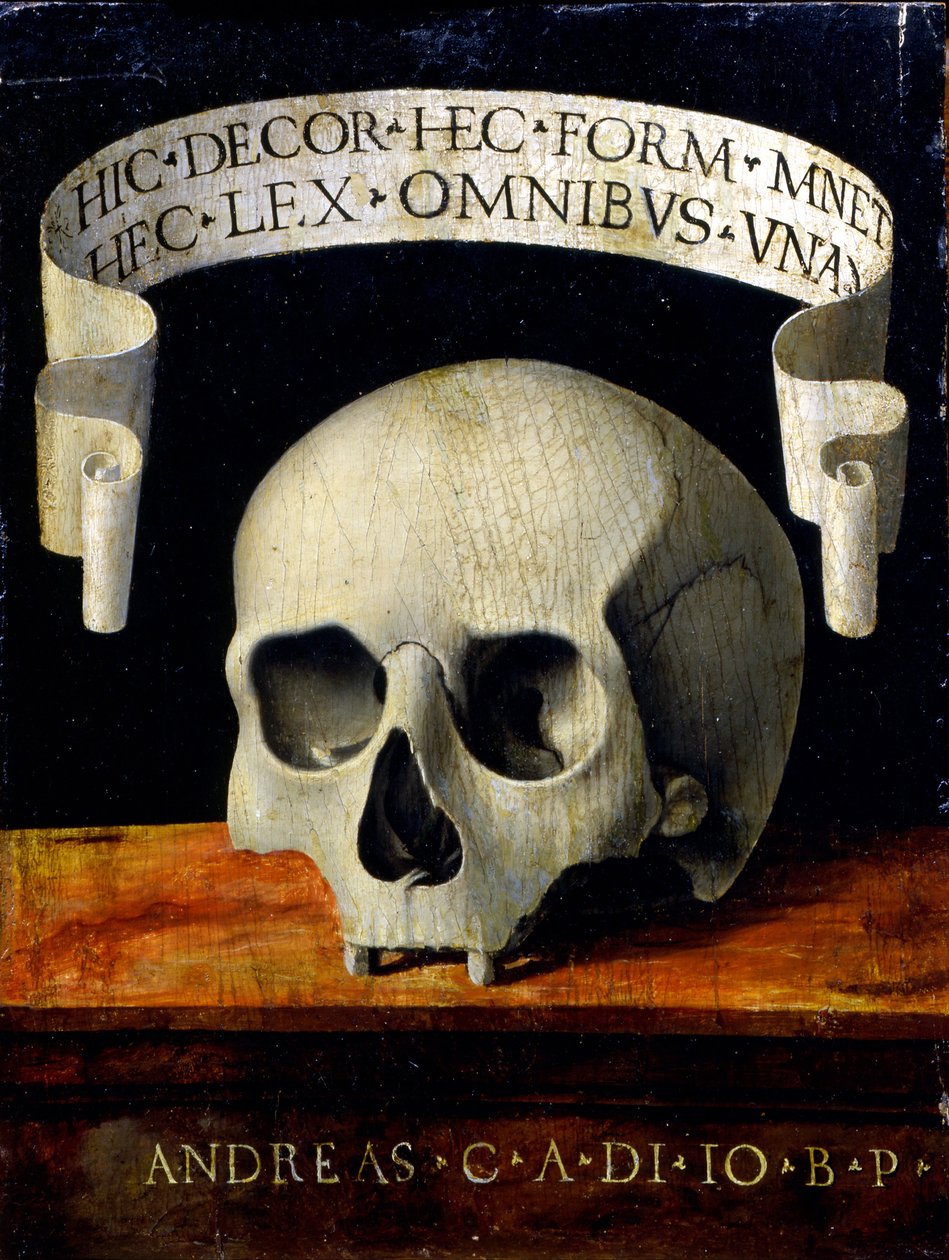 Memento Mori, tidlig på 1500-tallet. av Andrea Previtali