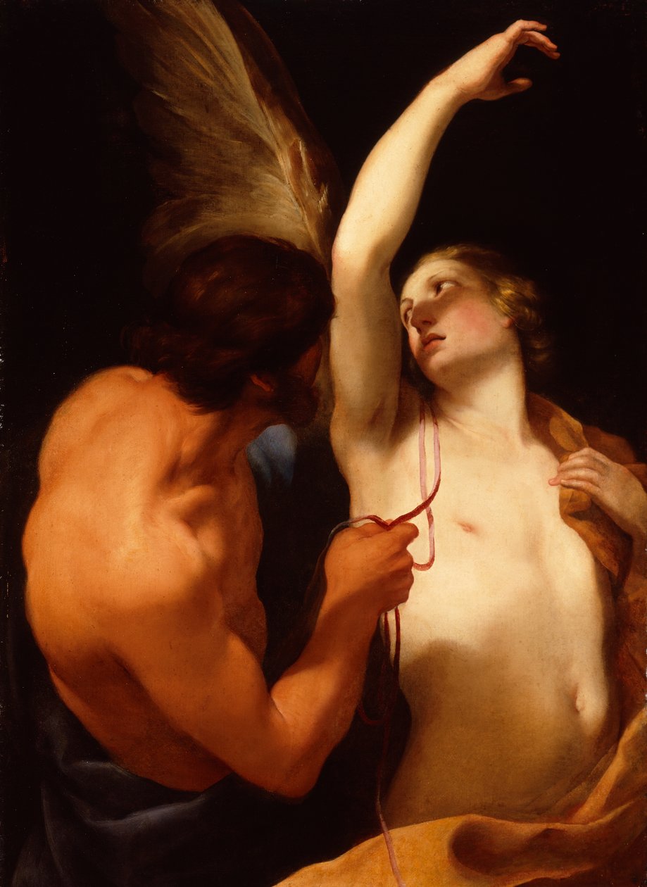 Daedalus and Icarus, ca. 1645 (olje på lerret) av Andrea Sacchi