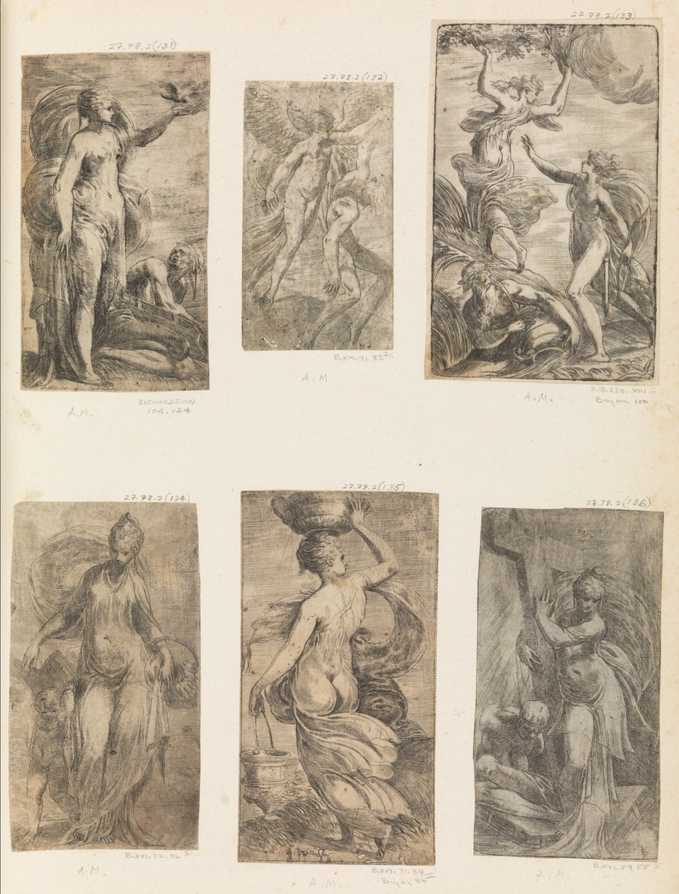 Apollo og Daphne, ca. 1538-40. av Andrea Schiavone