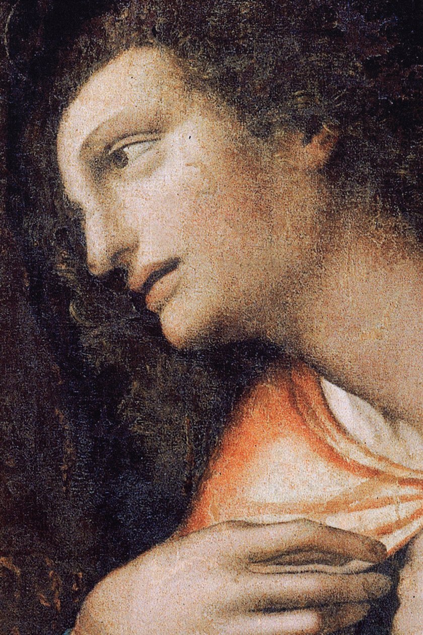 Abbey (Tongerlo Abbey). Maleri. Siste måltid. 1506-1507. Detalj (maleri) av Andrea Solario