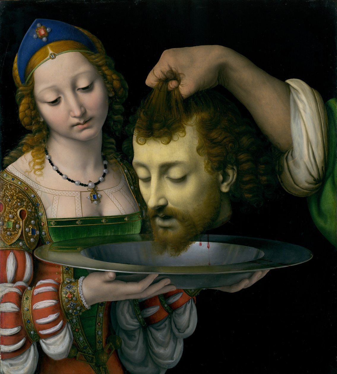 Salome med hodet til døperen Johannes, ca. 1507-9. av Andrea Solario