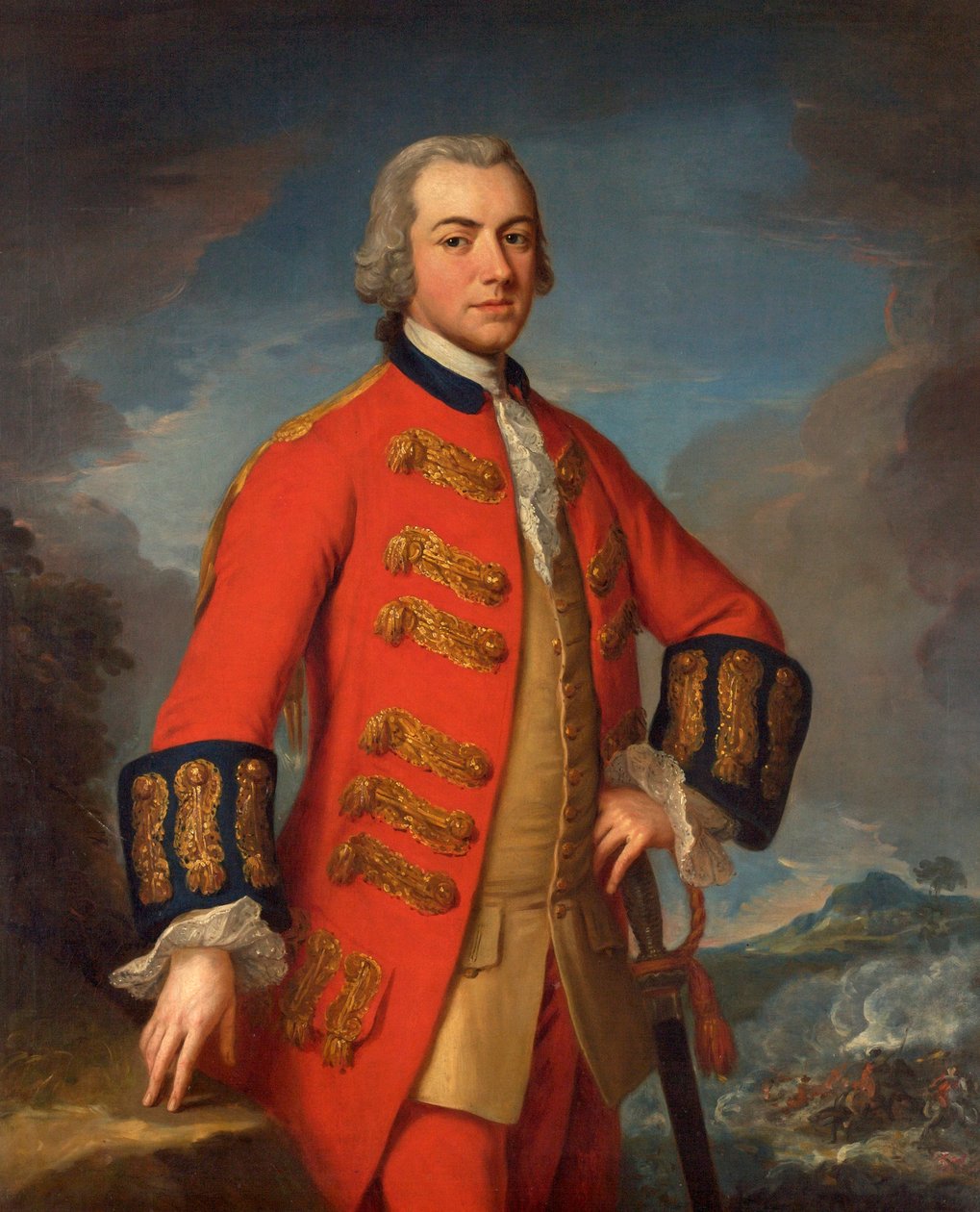 General Sir Henry Clinton, ca. 1760–ca. 70 (olje på lerret) av Andrea Soldi