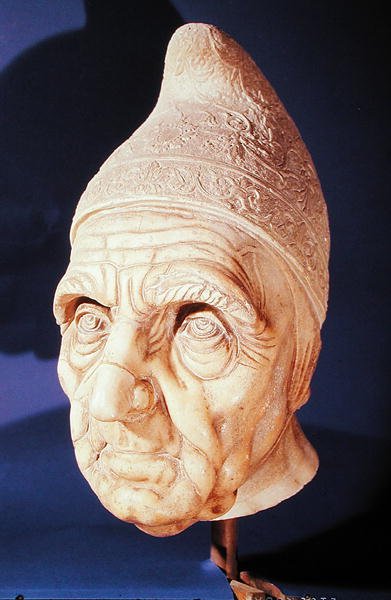 Byste av dogen Francesco Foscari (1373-1457) av Andrea da Milano attr. to Bregno