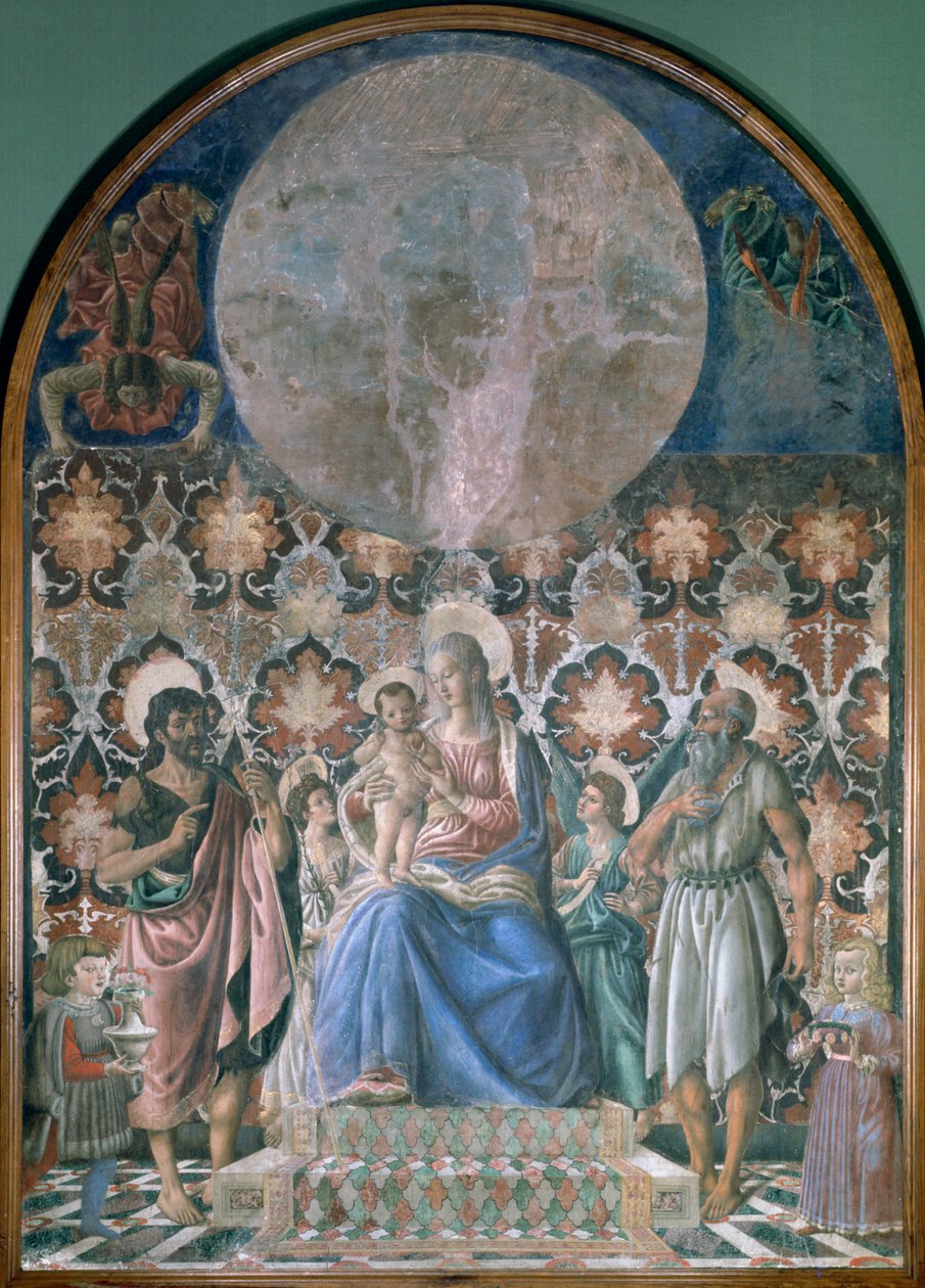 Madonna og barn med engler, c1443 av Andrea del Castagno