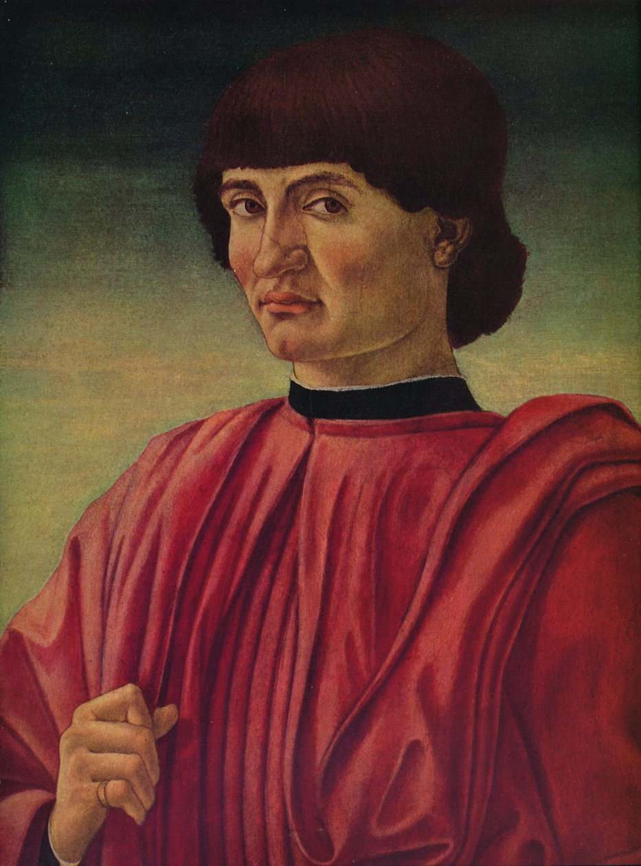 Portrett av en mann, c1450 av Andrea del Castagno