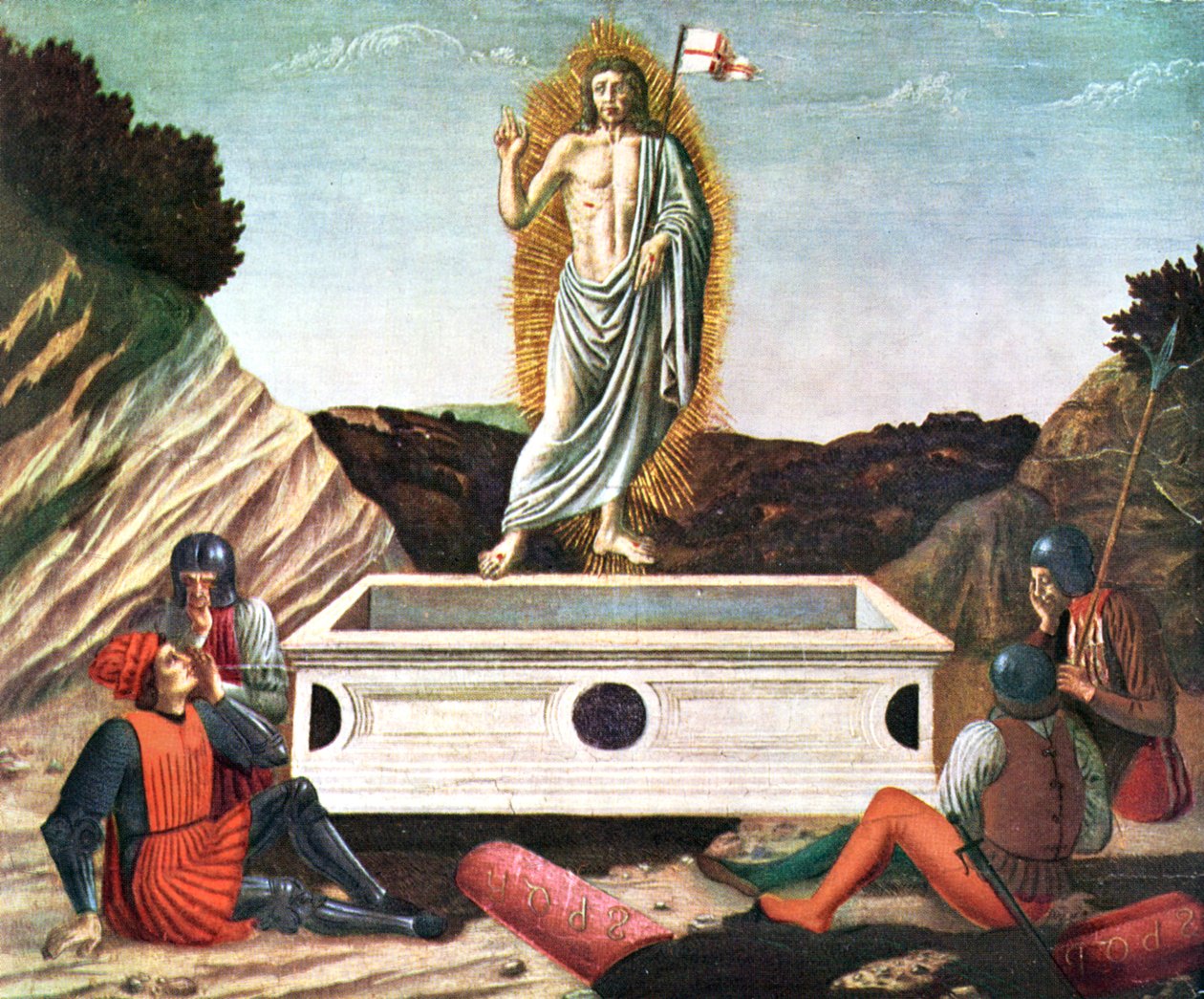 The Resurrection, midten av 1400-tallet, 1930. av Andrea del Castagno