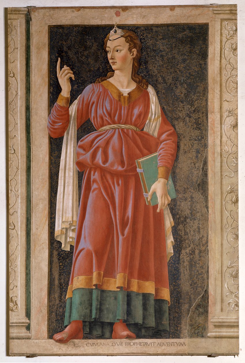 Sibyllen av Cumae (fresco av Andrea del Castagno