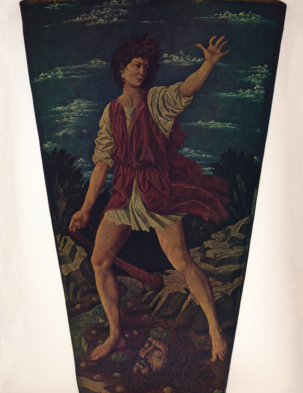 Den ungdommelige David, c1450 av Andrea del Castagno