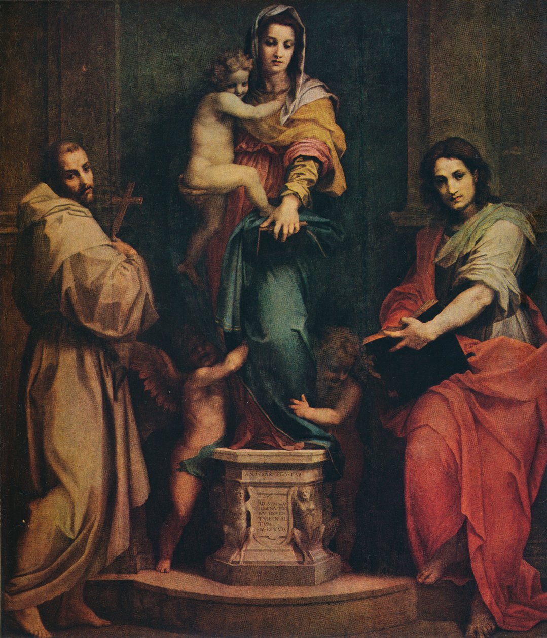Madonna of the Harpies, 1517 av Andrea del Sarto