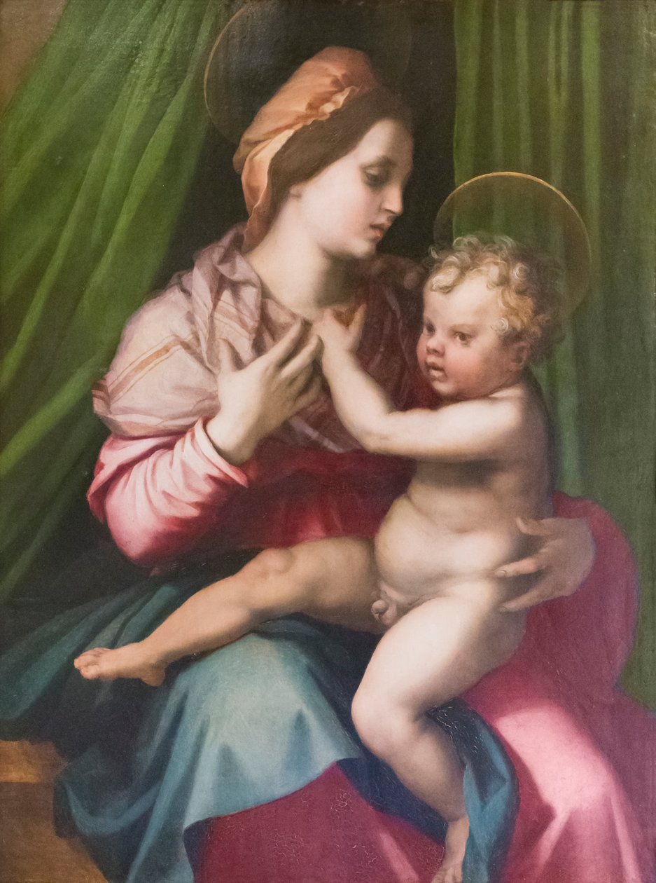 Madonna med barn av Andrea del Sarto