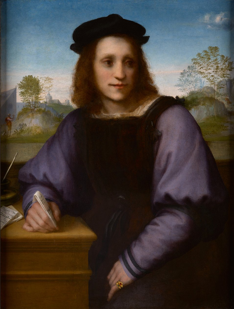 Portrett av en ung mann, muligens Andrea di Matteo degli Albizzi av Andrea del Sarto