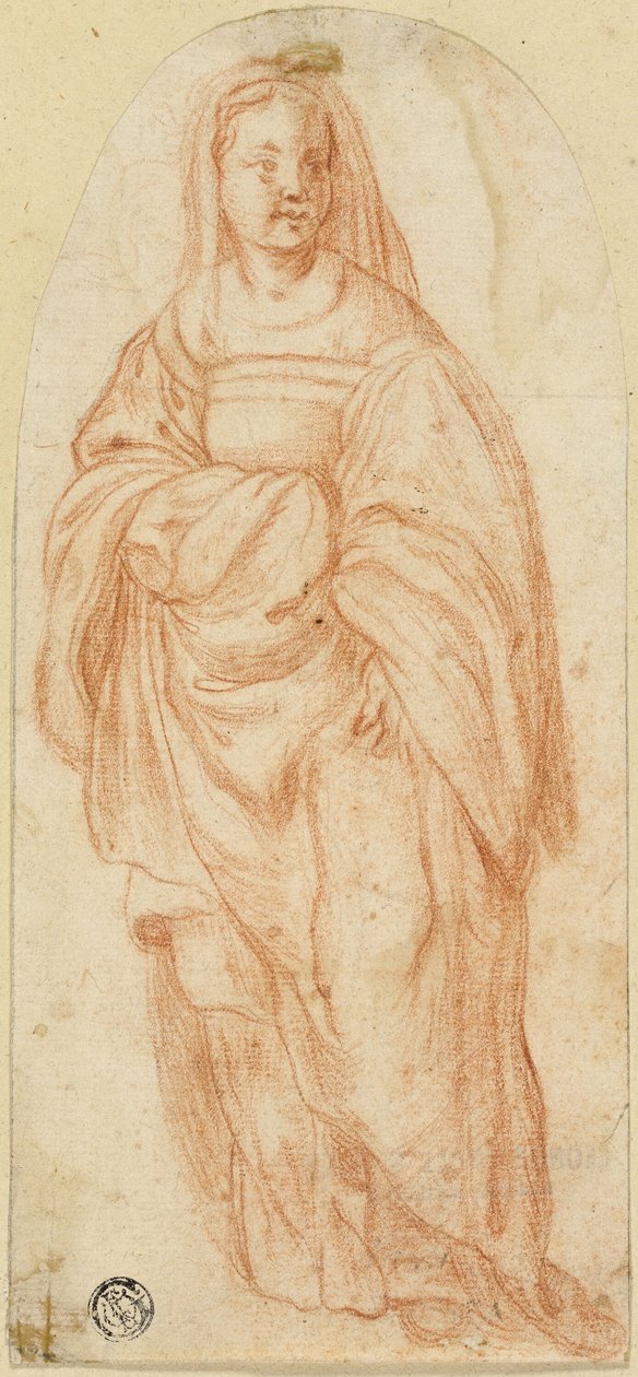 Stående kvinne av Andrea del Sarto