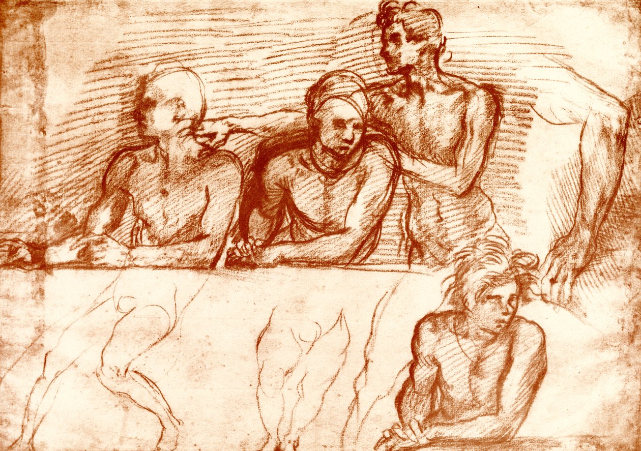 Studier til det siste måltid av Andrea del Sarto