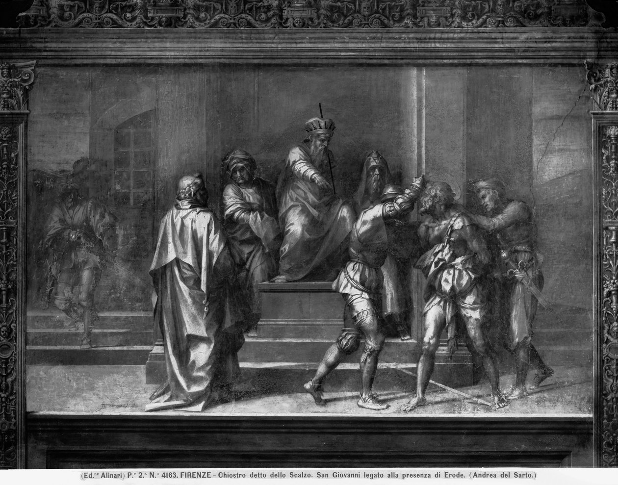 The Arrest of St John, ca. 1520 (fresco) av Andrea del Sarto