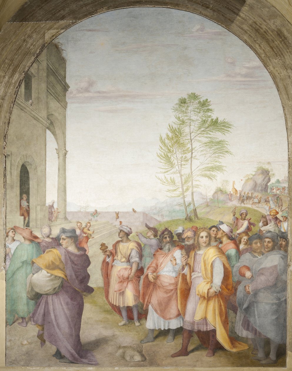 The Journey of the Magi av Andrea del Sarto