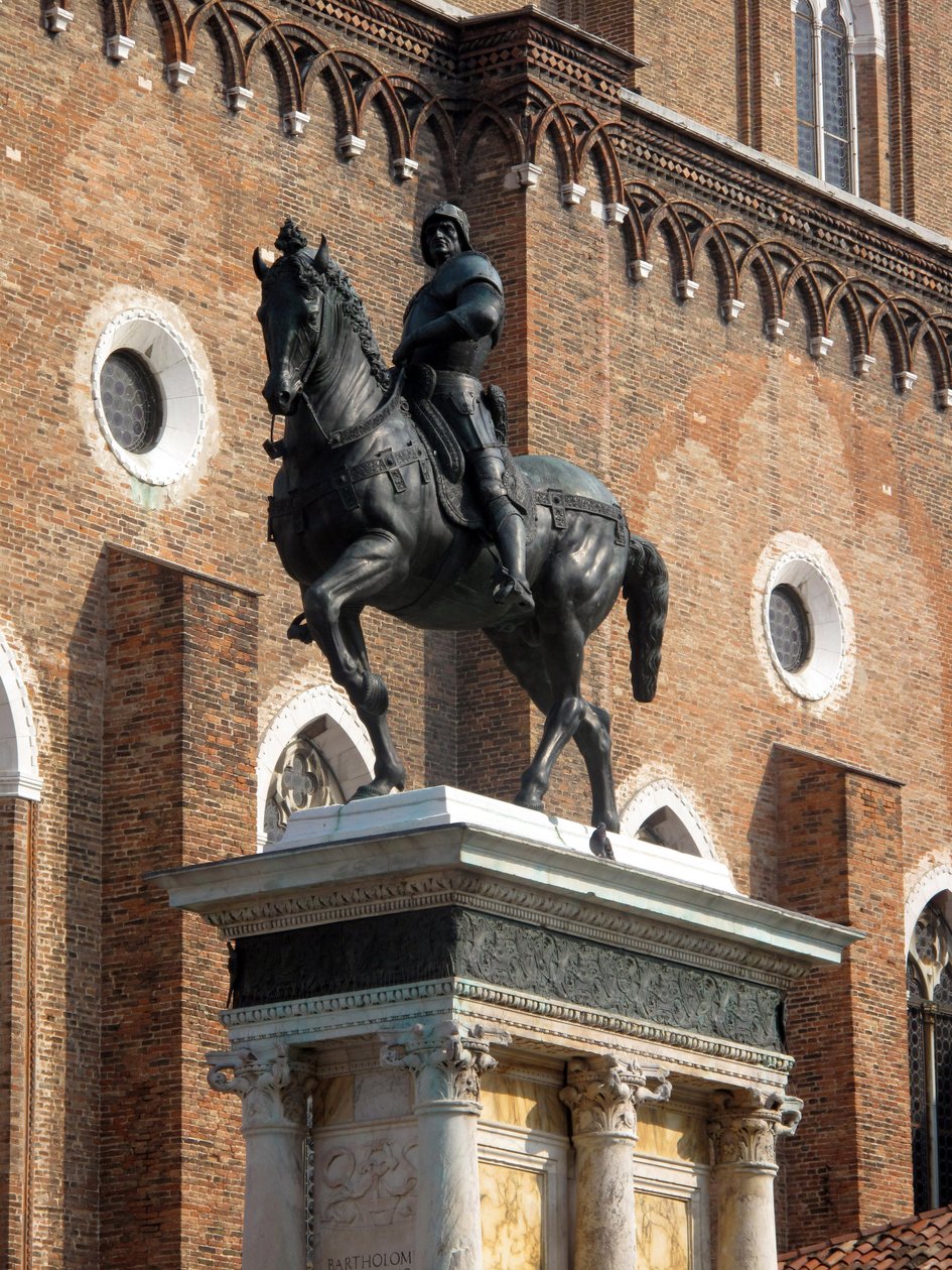 Rytterstatue av Condottiere Colleoni av Andrea del Verrocchio av Andrea del Verrocchio