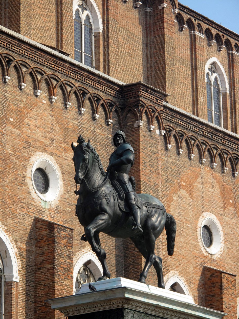 Rytterstatue av Condottiere Colleoni av Andrea del Verrocchio av Andrea del Verrocchio