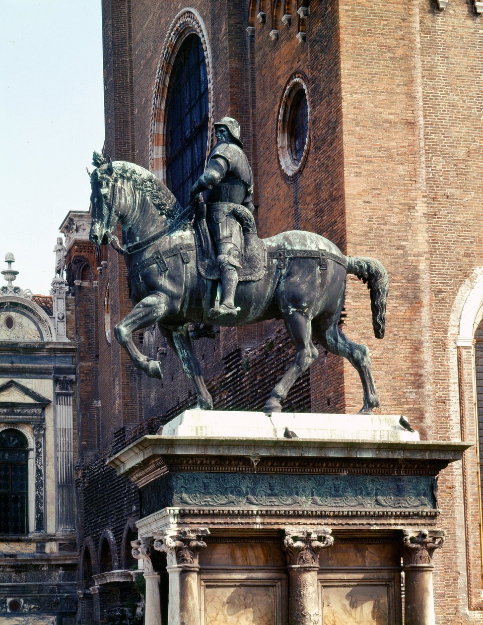 Rytterstatue av Condottiere Colleoni av Andrea del Verrocchio av Andrea del Verrocchio