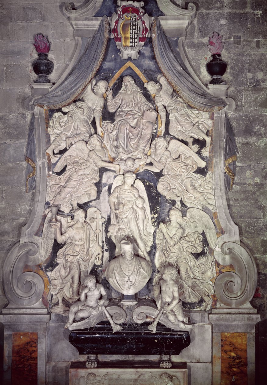 Begravelsesmonument til kardinal Forteguerri (marmor) av Andrea del Verrocchio