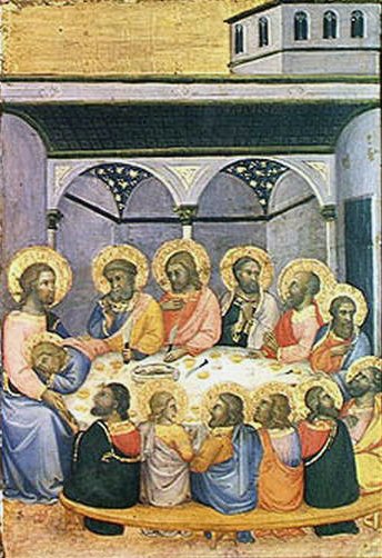 The Last Supper, ca. 1420 (tempera på panel) av Andrea di Bartolo