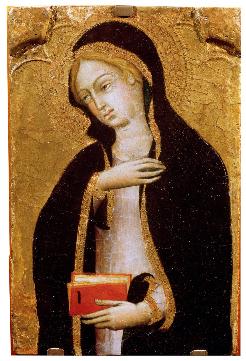 Virgin Annunciate, c1410 av Andrea di Bartolo
