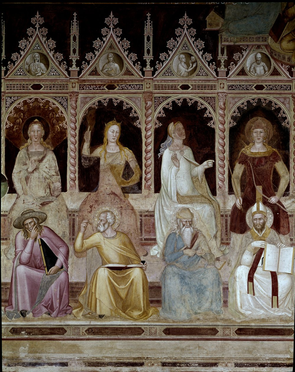 Triumf av Saint Thomas Aquinas av Andrea di Bonaiuto (fl.1343 77)