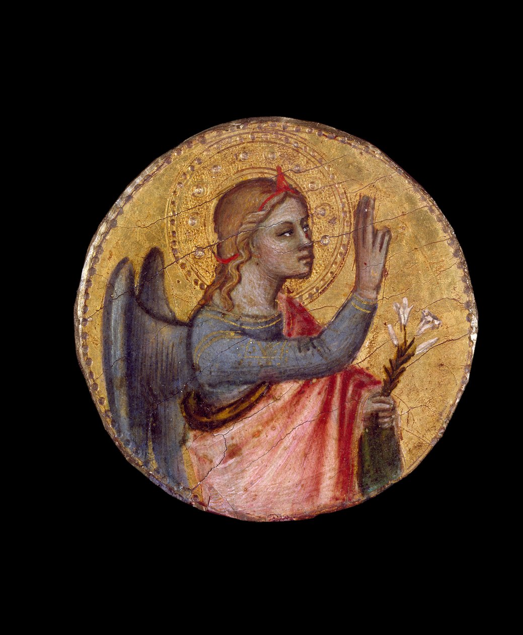 Bebudelsens engel, 1300-tallet av Andrea di Cione