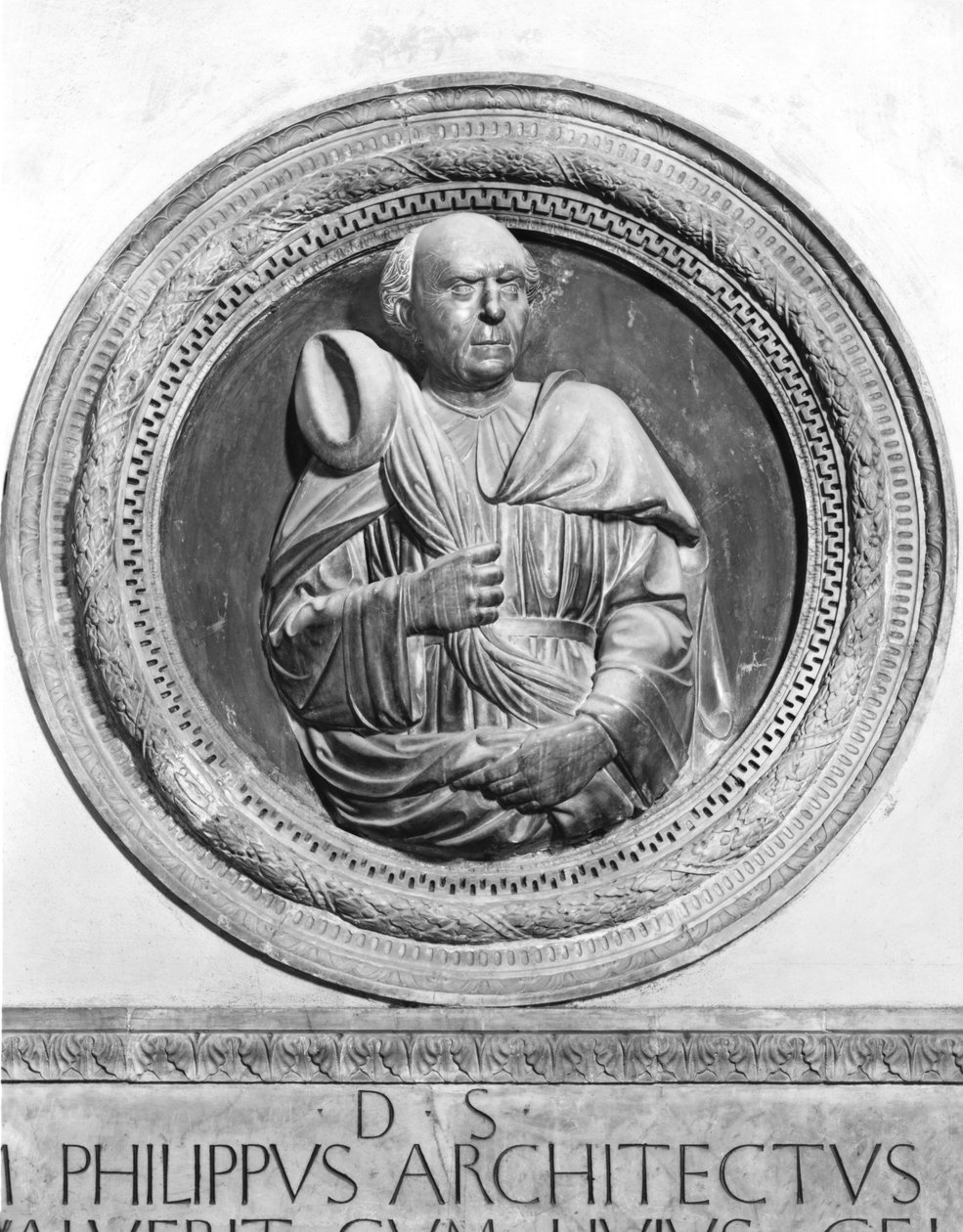 Byste av Filippo Brunelleschi (1377-1446) av Andrea di Lazzaro Cavalcanti