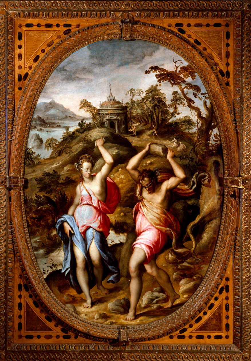 Deucalion og Pyrrha (maleri av Andrea di Mariotto del Minga