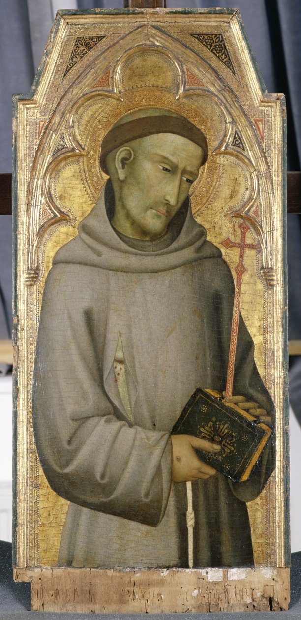 St. Francis, ca. 1375 (tempera på poppeltre) av Andrea di Vanni dAndrea Salvani Andrea di Vanni dAndrea Salvani